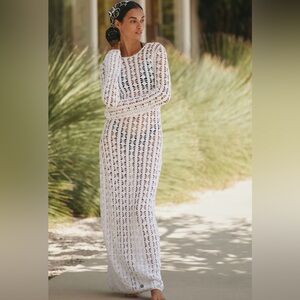 Beach Riot Ariana Crochet Maxi Dress